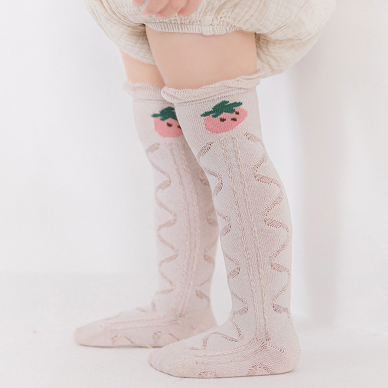 Vớ Lưới Cao Cổ Chống Muỗi Họa Tiết Trái Cây Hoạt Hình Dễ Thương Thời Trang Mùa Hè Cho Bé Sơ Sinh