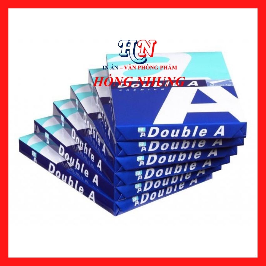 Giấy A4 Double 70GSM/ 80 GSM Định Lượng 70 gsm, Số lượng 500 Tờ, Giấy Thùng