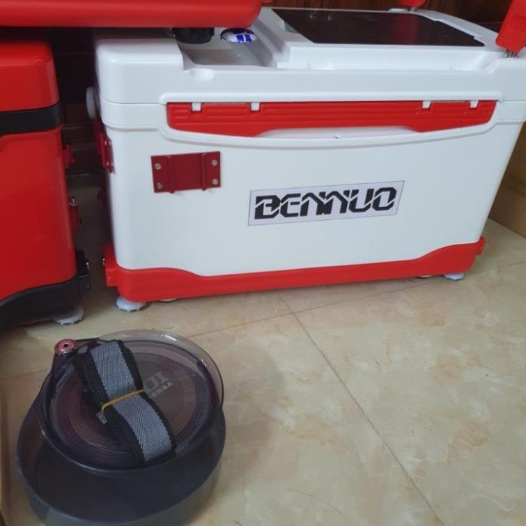 Thùng Câu Đài Đa Năng Thể Tích 32L giữ nhiệt cực tốt, giải quyết mọi địa hình khi đi câu cá MC-5