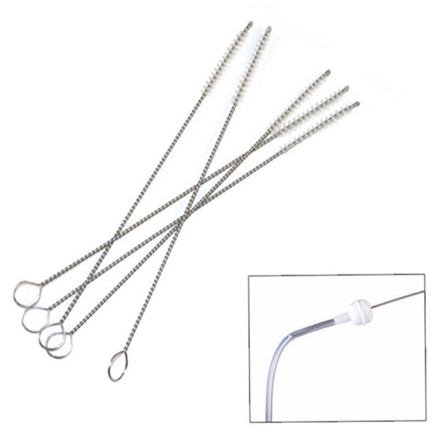 Cọ vệ sinh ống hút bằng kim loại (thép ko gỉ)