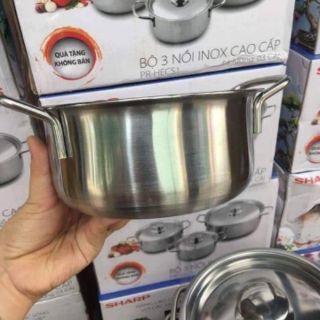 Bộ 3 Nồi Inox (HKM Sharp)