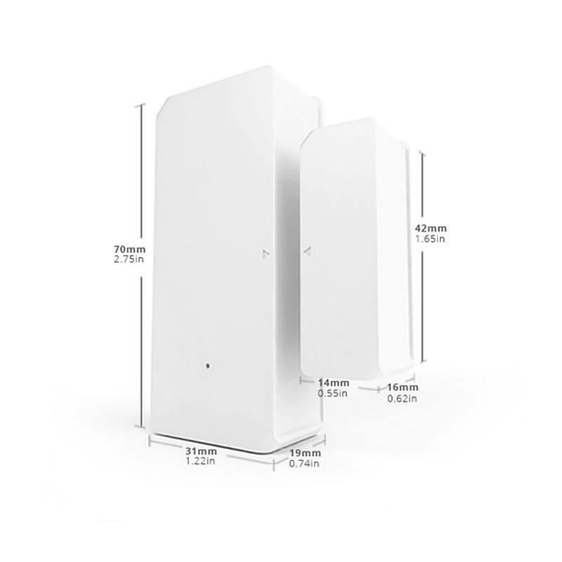 Cảm biến đóng mở cửa Sonoff WIFI DW2, Báo trạng thái đóng mở cửa, door sensor for smarthome