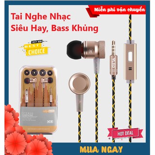 Tai Nghe Nhét Tai Âm Thanh Siêu Trầm G63 Super Bass Nâng Cấp Dải Bass - TOP TAI NGHE 2020