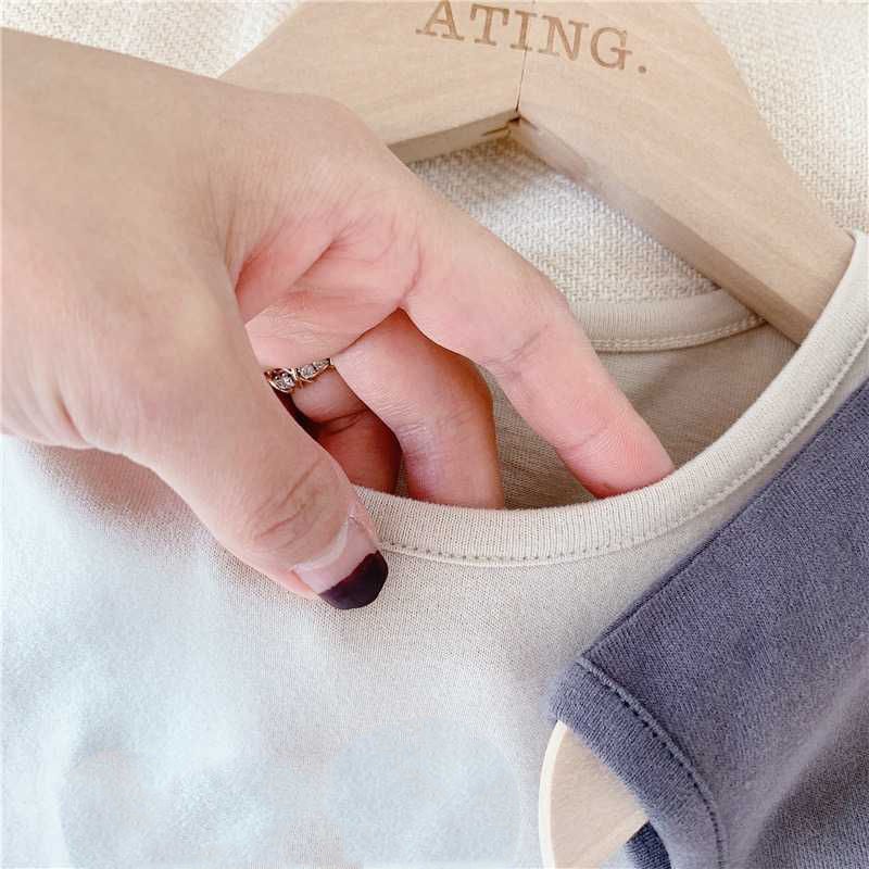 MNGRL Áo Ba Lỗ Cotton Phong Cách Hàn Quốc Mùa Hè Cho Trẻ Em
