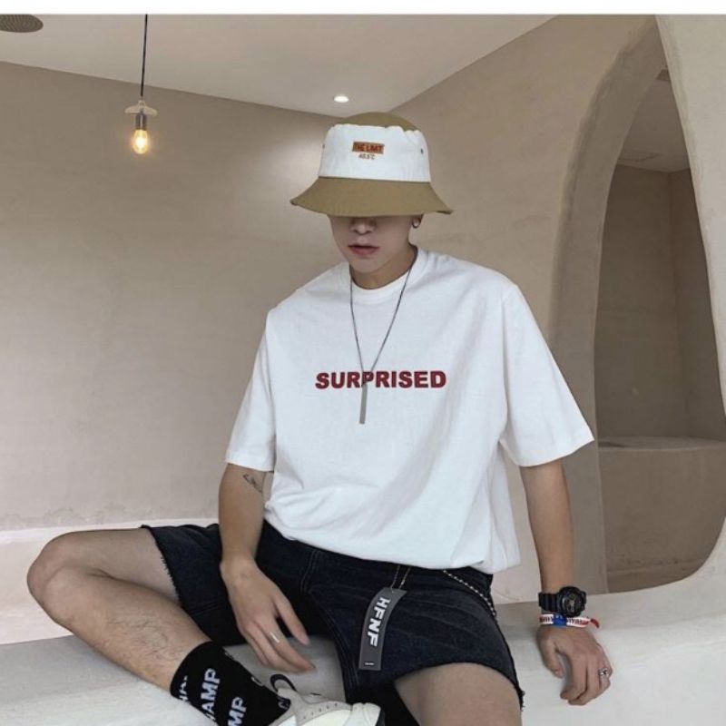 Áo thun tay lỡ dạng cặp SURPRISED🥰