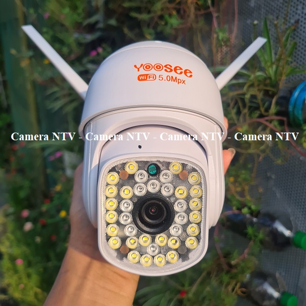 CAMERA IP WIFI PTZ YOOSEE MINI 16/36 LED Quay đêm có màu - Xoay 360 độ, chống nước