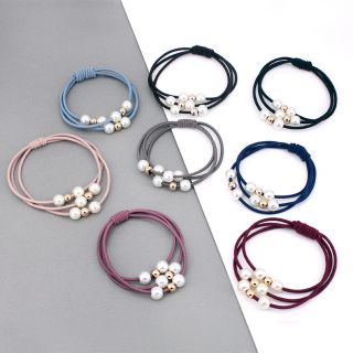 10 Dây buộc tóc hạt trai giả