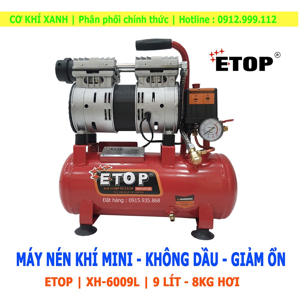 Máy Nén Khí Mini 9Lít Etop Model XH-6009L