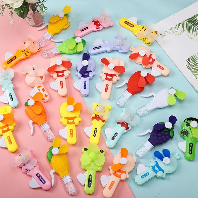 Đồ Chơi Quạt Bóp Tay Mini Giải Nhiệt Mùa Hè (nhiều mẫu)