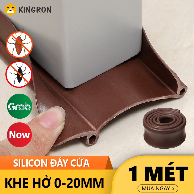 Nẹp xốp thế hệ mới chặn gió khe cửa chống côn trùng ⭐ Thanh chắn cửa chống ồn, chống thoát hơi gió điều hòa KINGRON