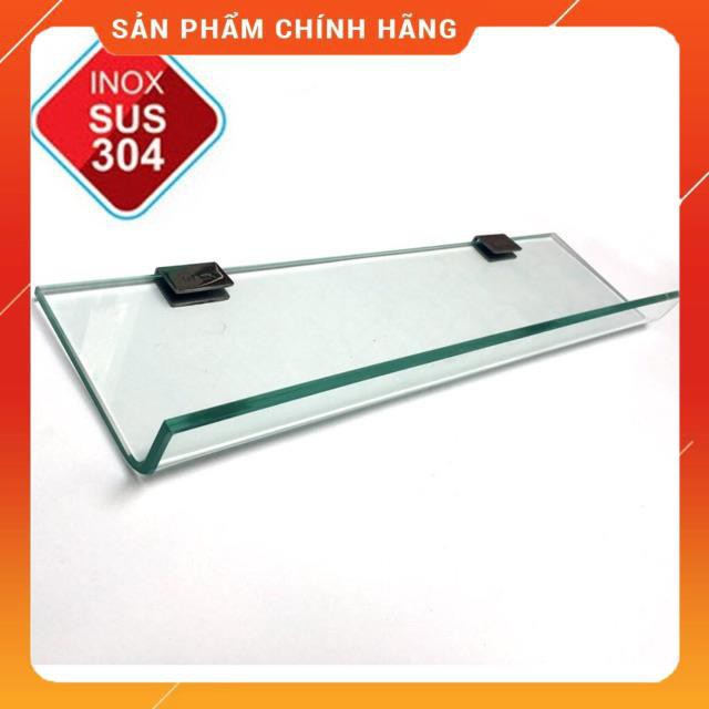 Kệ kiếng phòng tắm uốn cong, kệ dưới gương cong 304