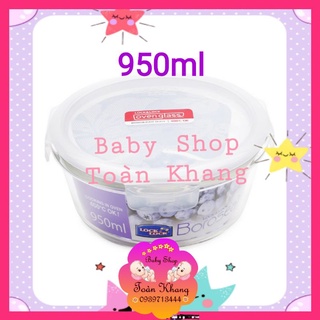 🌈HÀNG CHÍNH HÃNG🌈THỐ THỦY TINH LOCK & LOCK 380ML/950ML