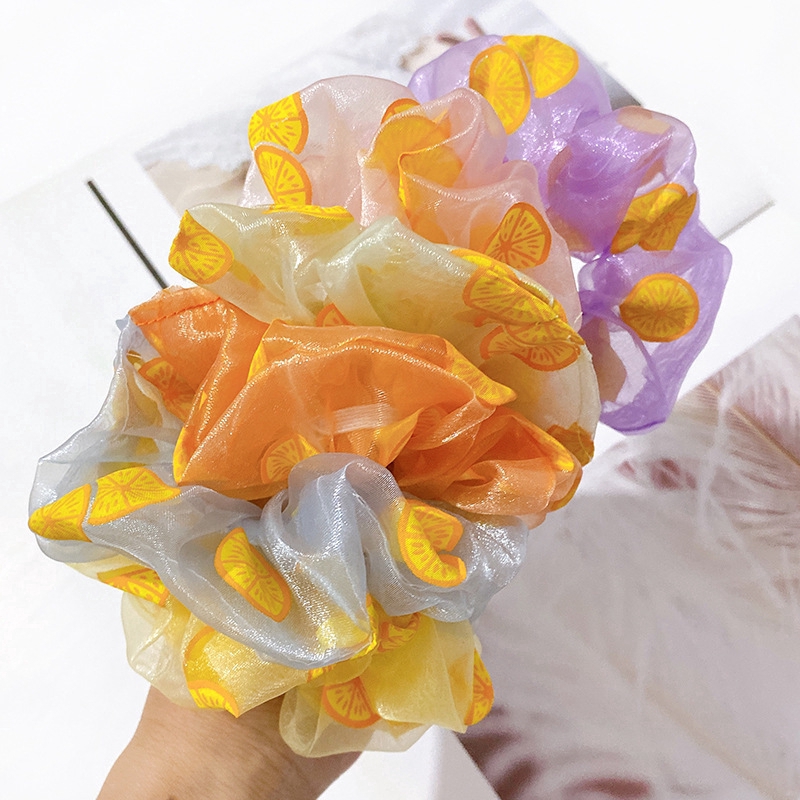 Dây buộc tóc đơn giản hoang dã họa tiết hoa d062603