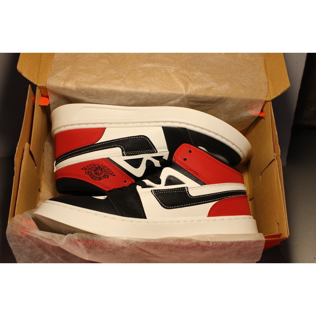 Giày Jordan Cổ Cao Nam màu Đỏ, Giày Sneaker siêu đẹp Hàng Cao Cấp Full Box Bill HÀNG MỚI