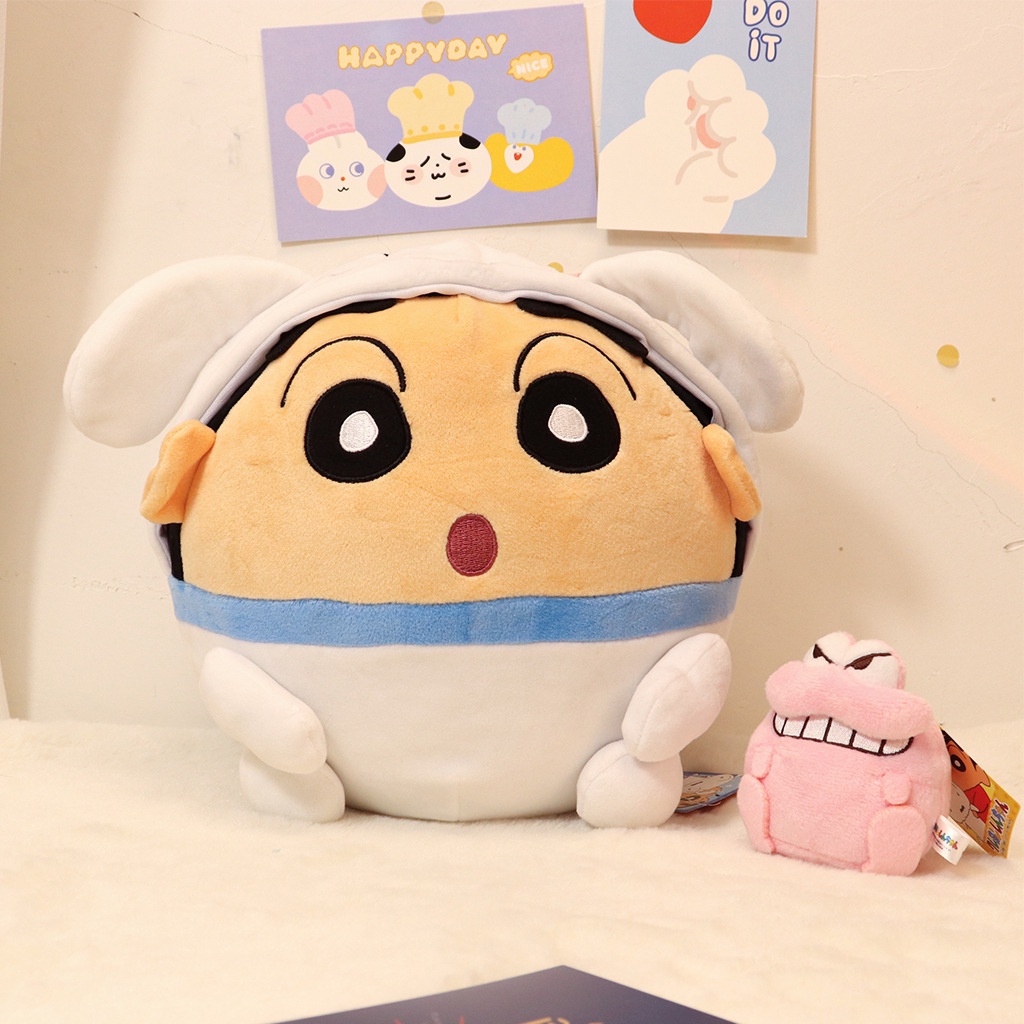 Thú Nhồi Bông Hình Cá Sấu Màu Trắng Trong Cậu Bé Bút Chì Shin-chan