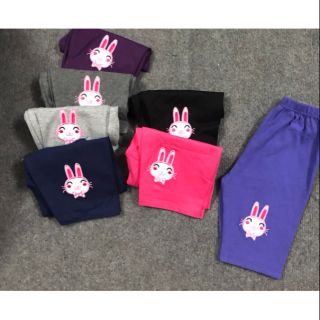 Combo 5 quần legging lửng cho bé