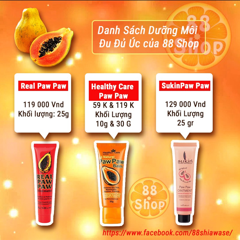 Dưỡng môi Kem Đu Đủ Đa năng REAL PAW PAW Úc [ 119 K ] | BigBuy360 - bigbuy360.vn
