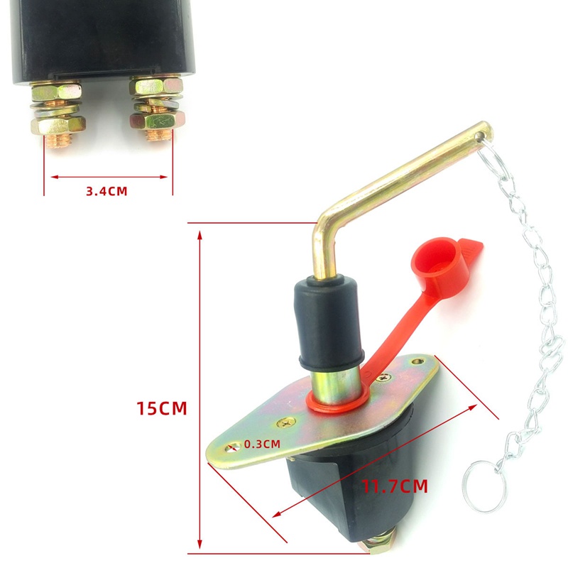 Công Tắc Ngắt Kết Nối Bình Ắc Quy 300A Cho Xe Hơi / Tàu Thuyền / Xe Tải