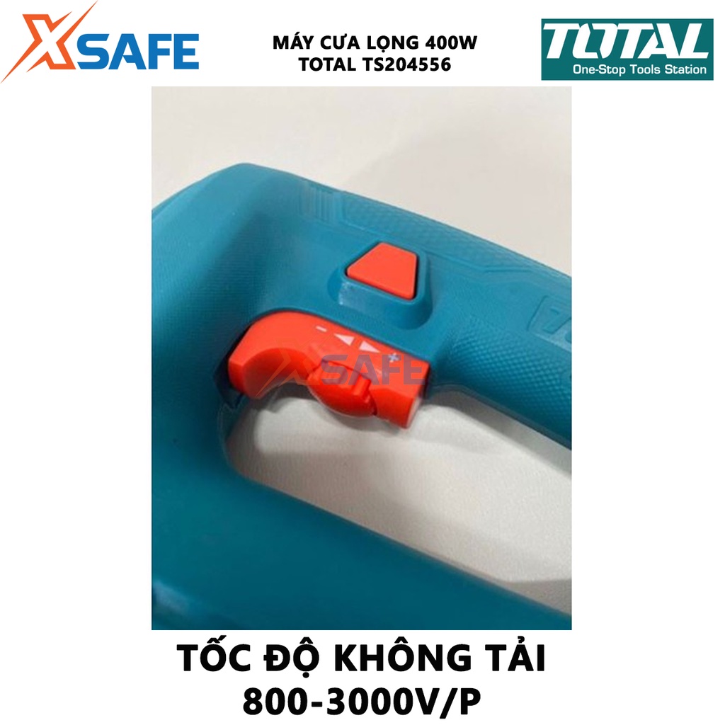 Máy cưa lọng TOTAL TS206656 công suất 570W, kèm theo lưỡi 1 cưa lọng và 1 bộ than