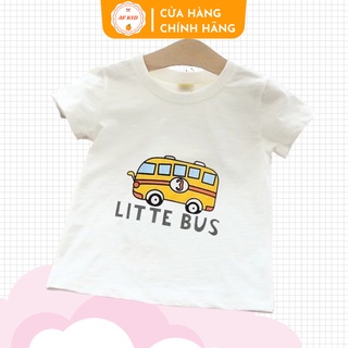 Áo phông cho bé 💖 Áo thun trắng Kute Car cho bé trai bé gái 💖 Chất thun lạnh cao cấp siêu mềm siêu mát