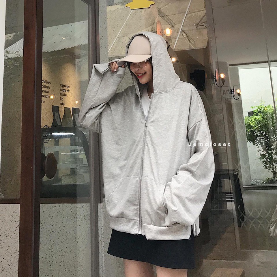 Áo khoác xẻ tà B E I - 1294  ( Jem Closet )