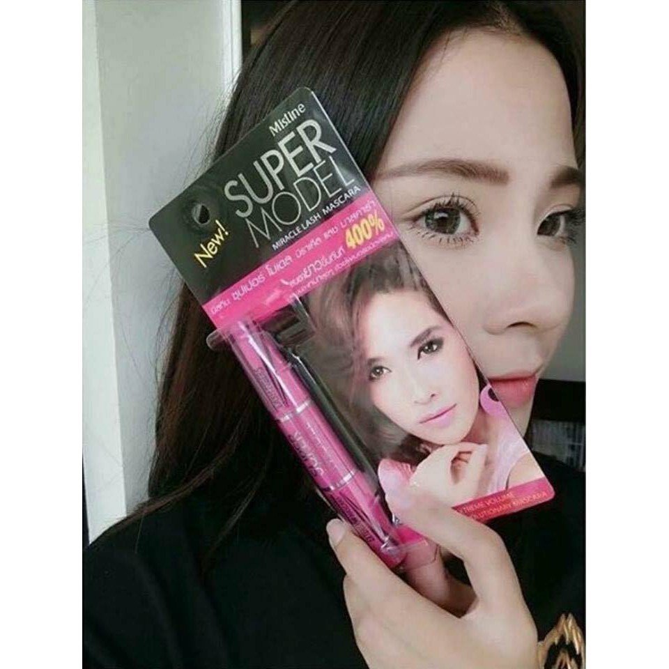 Mascara SUPER MODEL Mistine ( Hàng Chuẩn Hãng Mistine Thái Lan ) | BigBuy360 - bigbuy360.vn