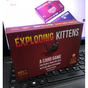 Bộ thẻ bài chơi game Mèo Nổ Tưng Bừng exploding kittens