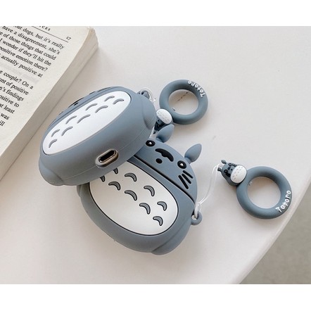 Case Vỏ Bao Airpods Đựng Tai Nghe Airpod 1 2 Pro Totoro Cover i11, i12...Toronto tặng kèm móc