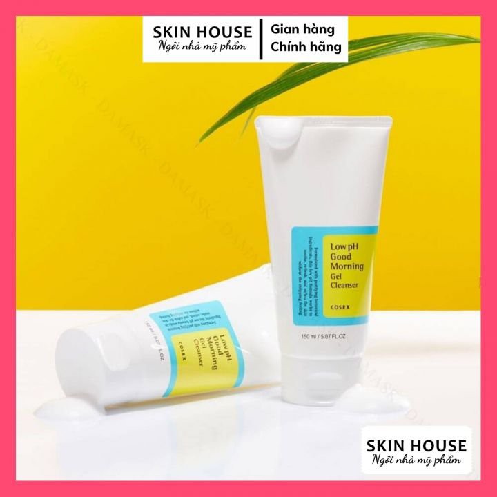 CHÍNH HÃNG + CLIP - Sữa Rửa Mặt Cosrx Low pH Good Morning Gel Cleanser - Sữa Rửa Mặt Dạng Gel