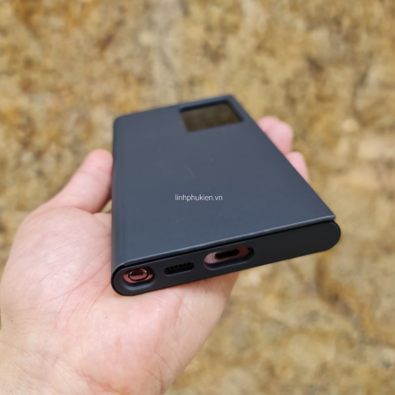 Bao da Samsung Galaxy S22 / S22 Plus / S22 Ultra Smart Clear View Cover - Hàng chính hãng