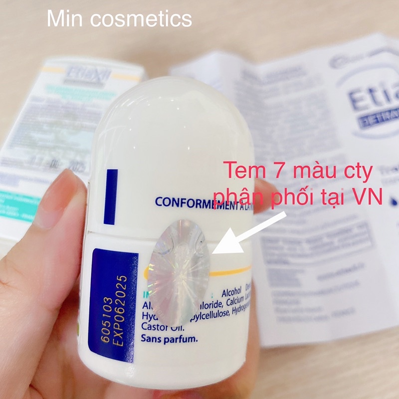 Lăn khử mùi nách ETIAXIL dành cho da nhạy cảm (xanh)