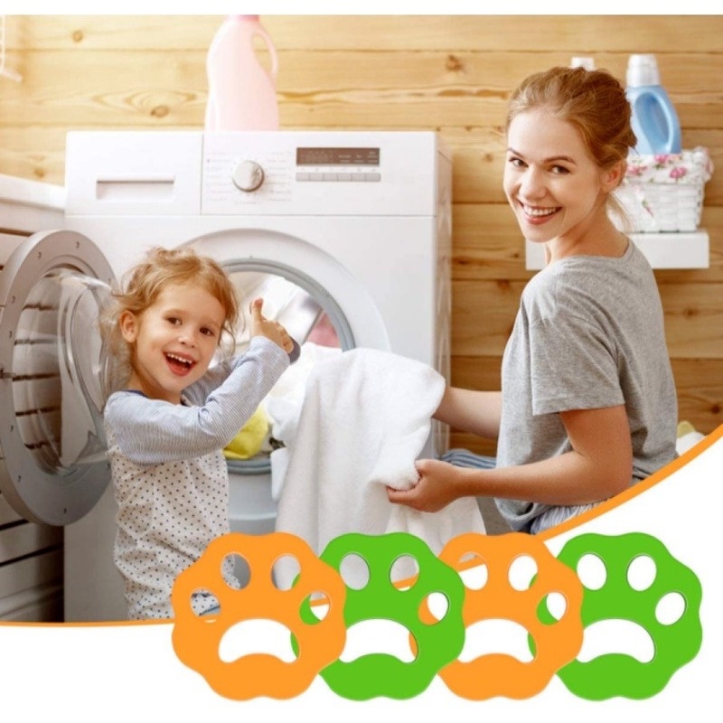 Dụng Cụ Làm Sạch Lông Thú Cưng Bằng Silicone Tái Sử Dụng Tiện Lợi