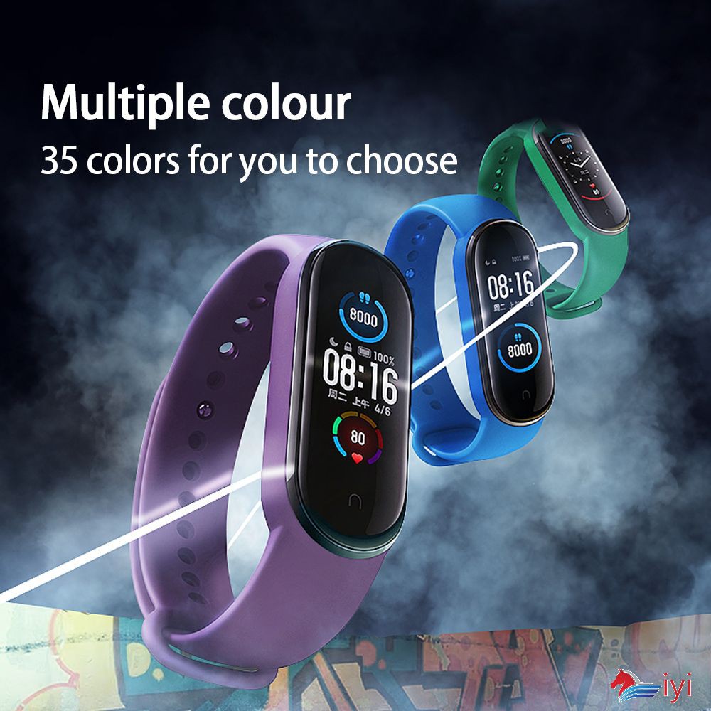 Dây Đeo Tpu Thay Thế Cho Đồng Hồ Thông Minh Xiaomi Mi Band 6