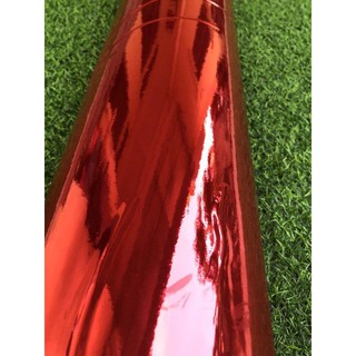 Decal Chrom Đỏ Mận 3 Lớp Siêu Bóng