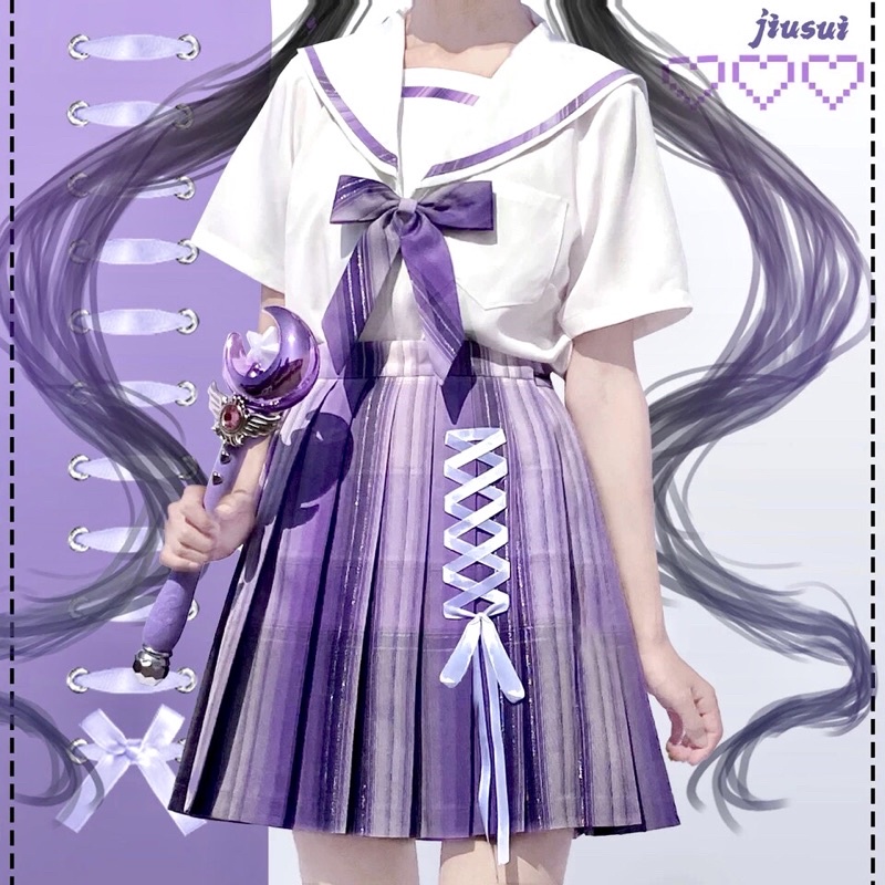Set đồng phục JK purple chính hãng