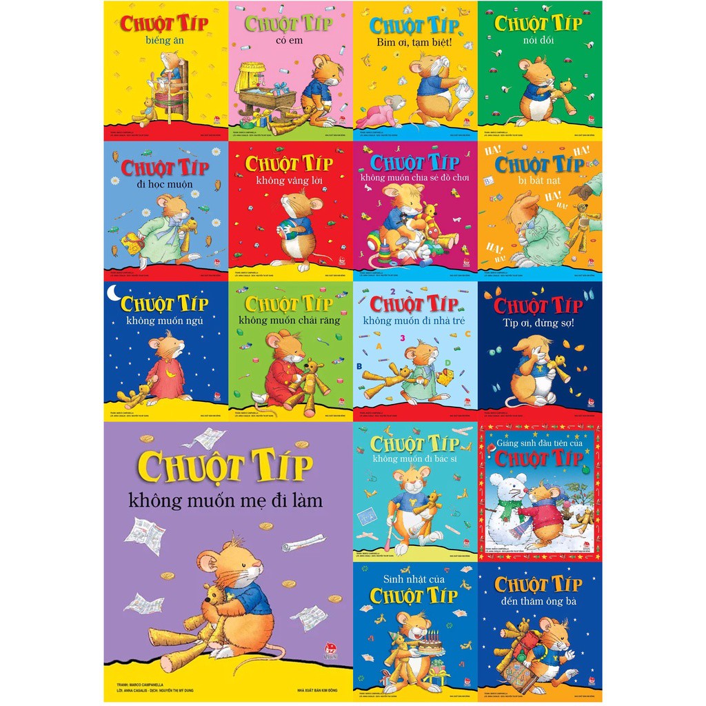Sách - Chuột Típ - trọn bộ 17 cuốn