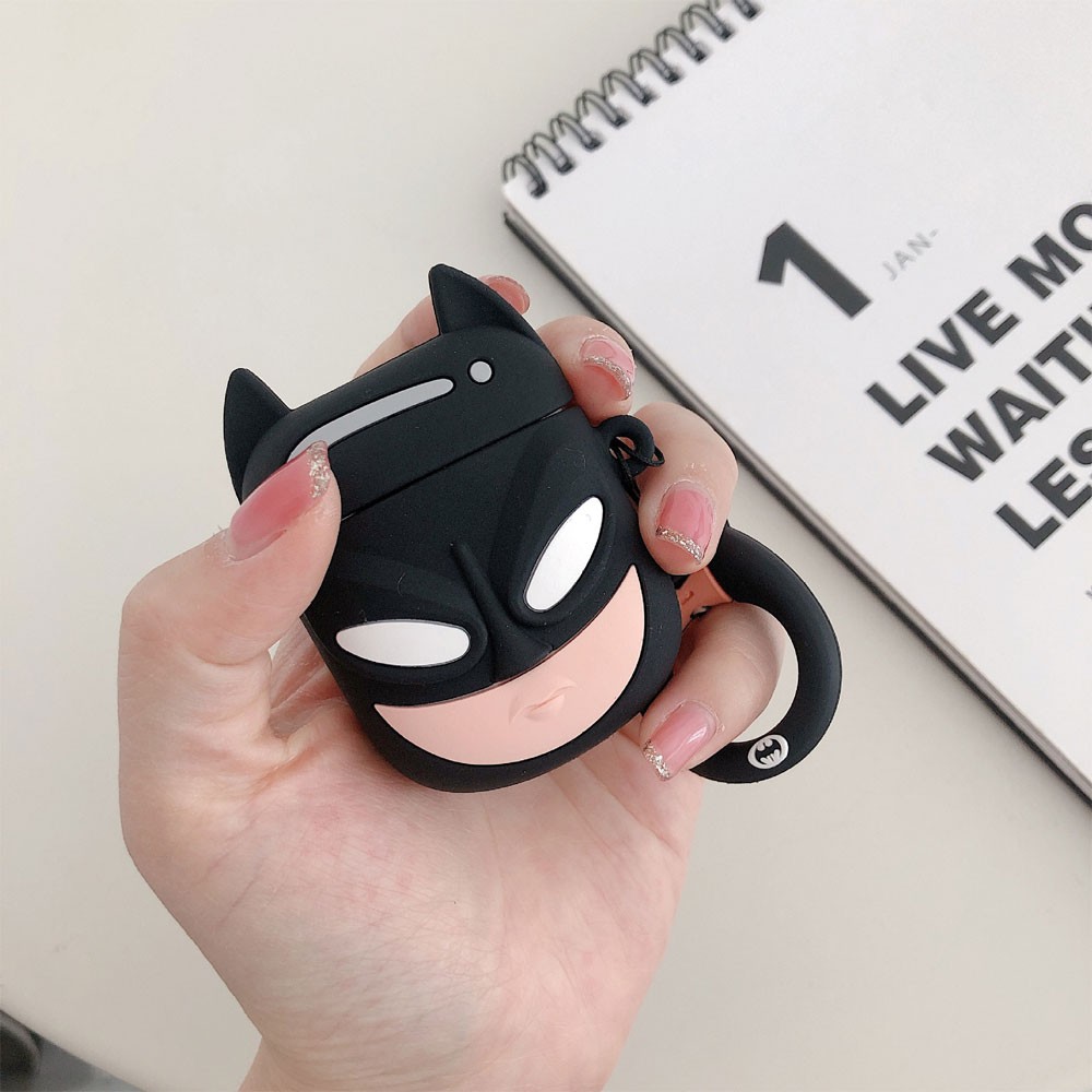 Case Airpods Bảo Vệ Tai Nghe Hình BATMAN Casei Airpods 1-2/Pro Siêu Cute Dễ Thương