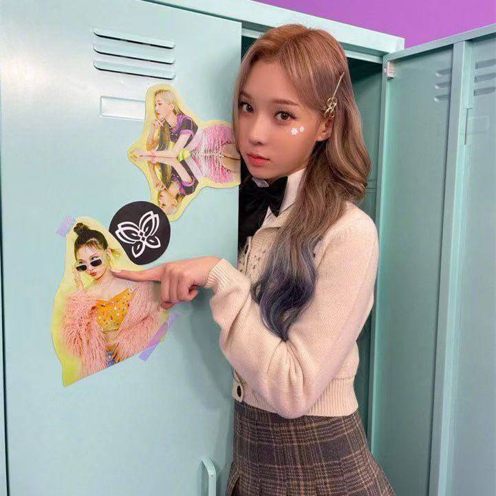 Khuyên Tai/Kẹp Tóc/Vòng cổ Mặt Hình SM AESPA Karina AE Cho Nam Nữ