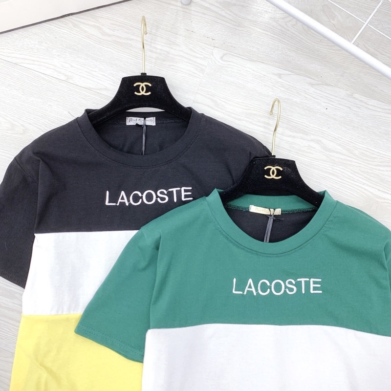 Áo Phông La.Cos Phối 3 Màu