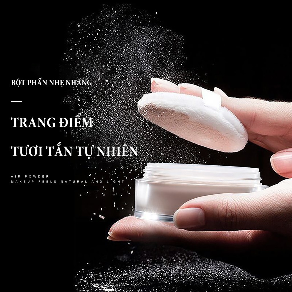 Phấn Phủ Trang Điểm Kiểm Soát Dầu BLUEMAN Che Khuyết Điểm 10g