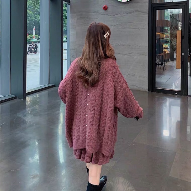 Sét áo chân váy len siêu mềm ấm áp