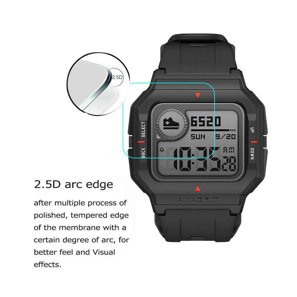 Set 2/5 kính cường lực bảo vệ màn hình Huami Amazfit Neo