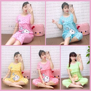 [SIZE 45-70KG] Bộ bầu lửng và sau sinh mở nắp cho bé ti