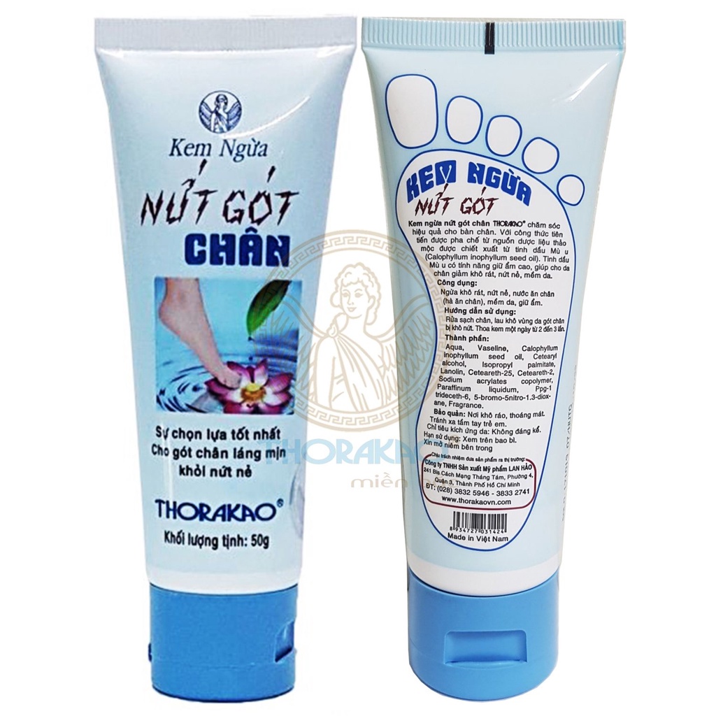 Kem Ngừa Nứt Gót Chân Thorakao 50g