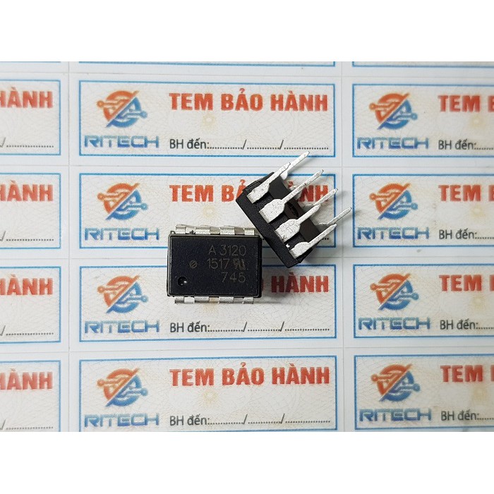Combo 5 chiếc] A3120, HCPL-3120, HP3120 Opto Driver Dip-8