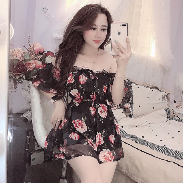 Jum Voan Lụa Trễ Vai