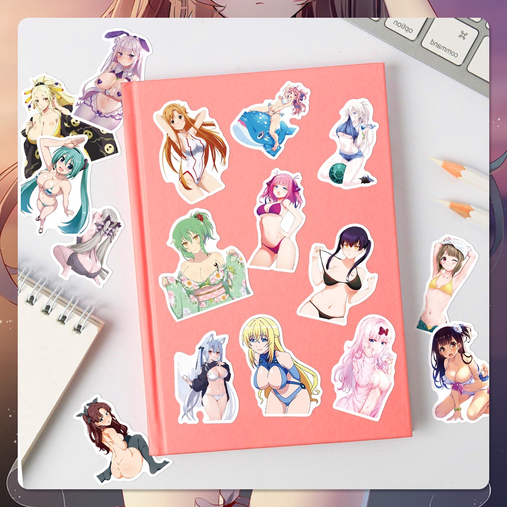 200/100/50 Sticker Hoạt Hình Dán Laptop, Điện Thoại, Guitar