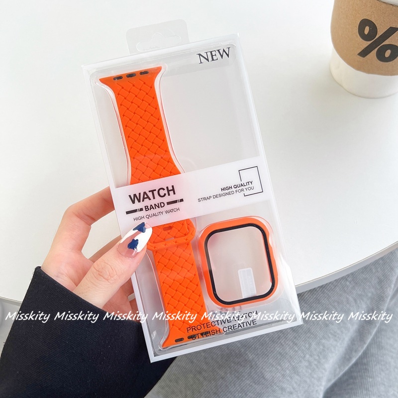 1 Ốp Bảo Vệ Bằng Silicone Cho IWatch 7 6 5 4 3 2 1 SE 41mm 45mm 44mm 40mm