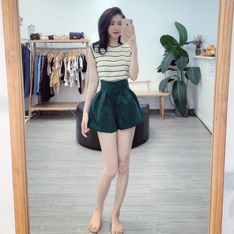 QUẦN SOOC BỒNG XANH ĐEN HÀNG QUẢNG CHÂU L1 kèm ảnh thật