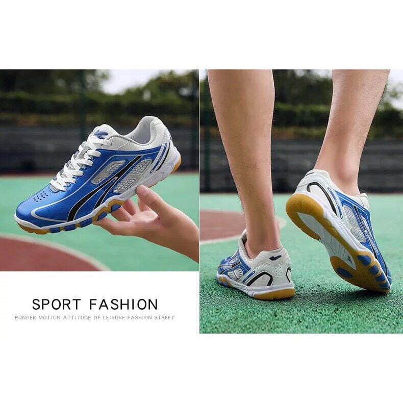 Giày Bóng Bàn XPD Chính Hãng - Màu Xanh Biển - Đế Siêu Bám Nhất Trong Tầm Giá